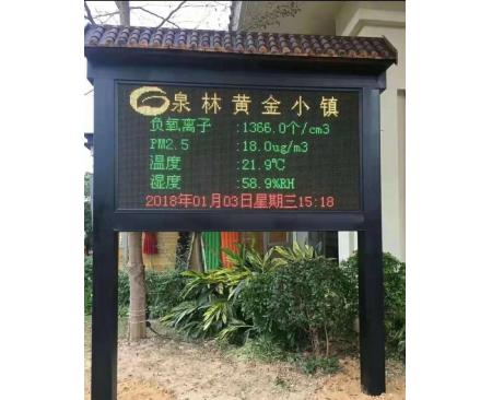 禹州景區(qū)負氧離子監(jiān)測
